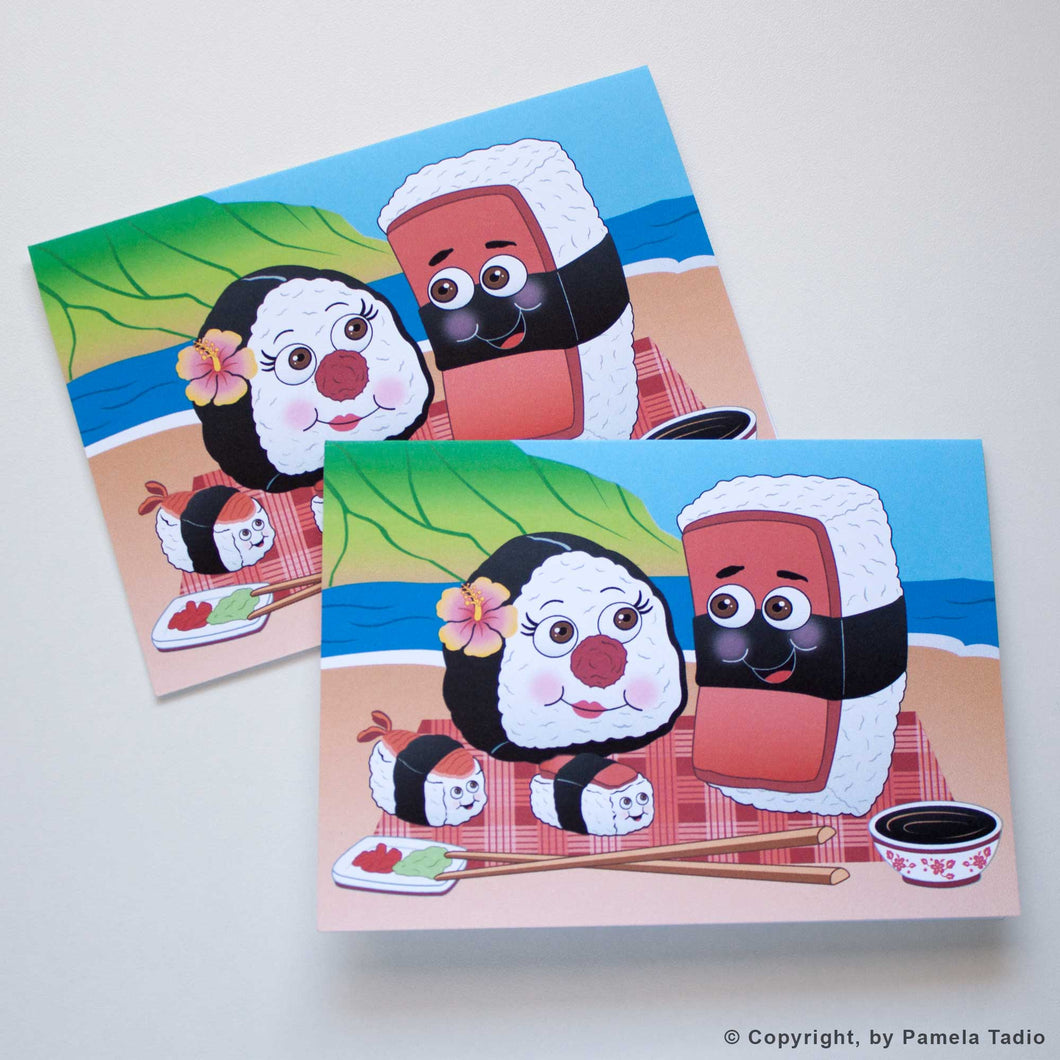 Musubi Ohana - Set of 6 Note Cards