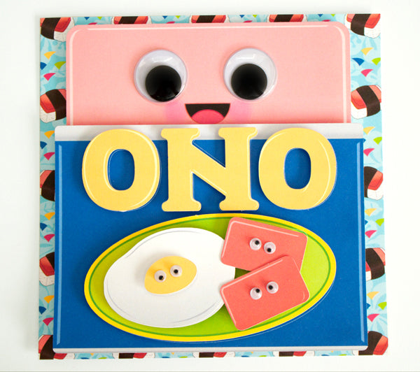 Ono Luncheon Meat Can - Googly for You Greeting Card