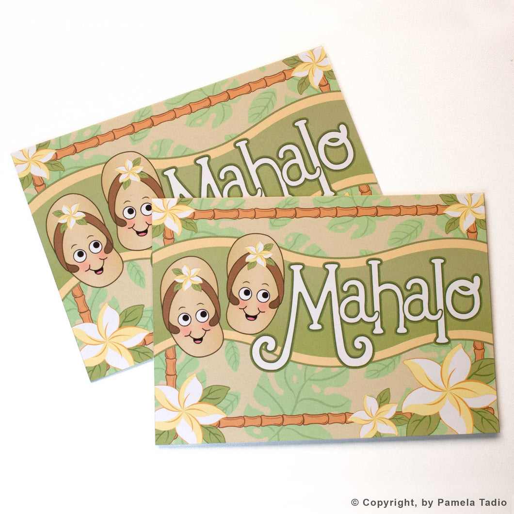 Slipper Mahalo - Set of 6 Note Cards