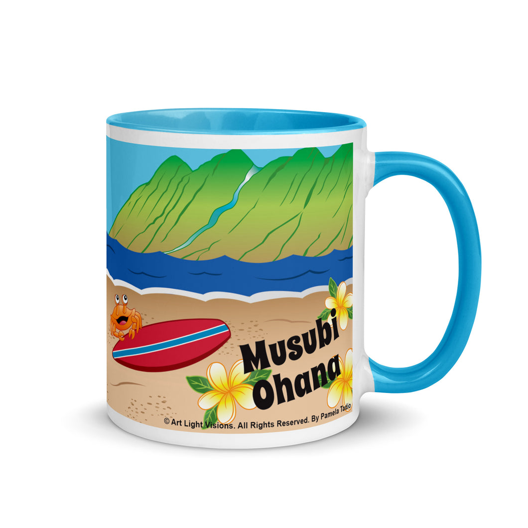 Musubi Ohana - Mug with Color Inside